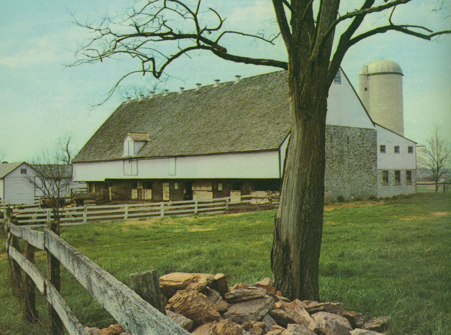 Long's Barn is still in use today, 250 years later.